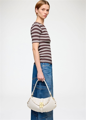 B-Kat studs bag Egret B2060043 Ganni